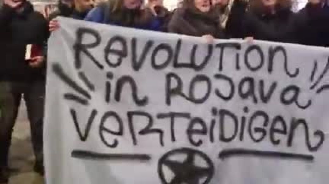 الكرد ينتفضون نصرةً لروج آفا - هانوفر المانيا