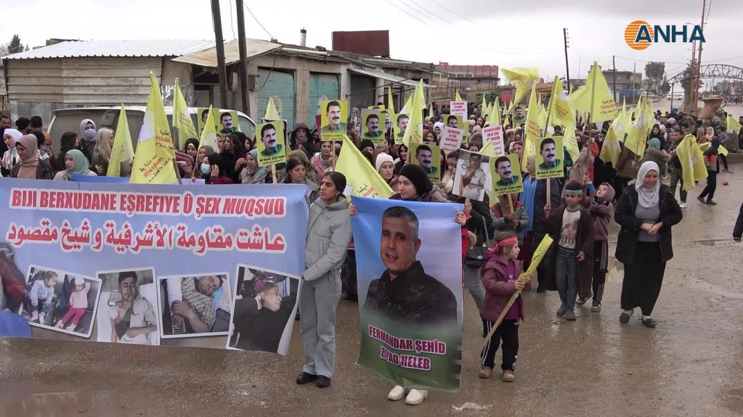 أهالي عامودا وجل آغا: النضال والمقاومة سيستمران بروح مقاومة الشيخ مقصود-جل اغا