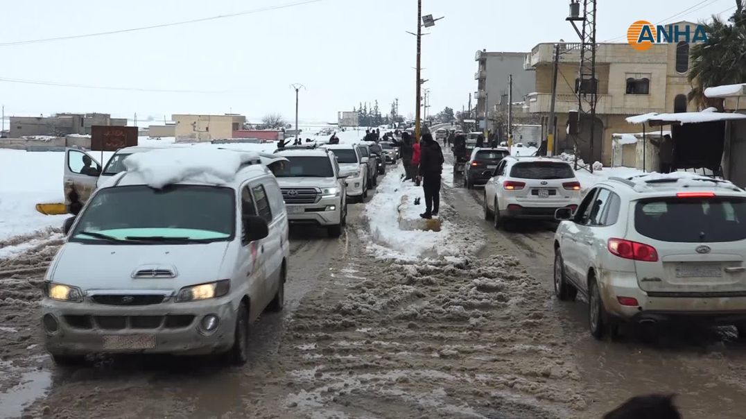 ⁣مشاهد لاستقبال المقاتلين والمقاتلات الذين كانوا يحمون سجن الأقطان