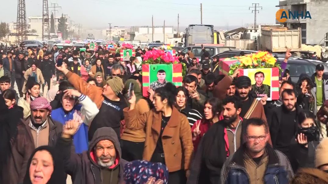 ⁣Li Kobanê 7 şehîd hatin oxirkirin