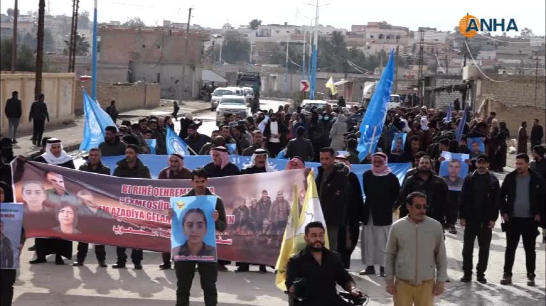 هول- الآلاف يندّدون بجرائم الحكومة المؤقتة في الشيخ مقصود والأشرفية