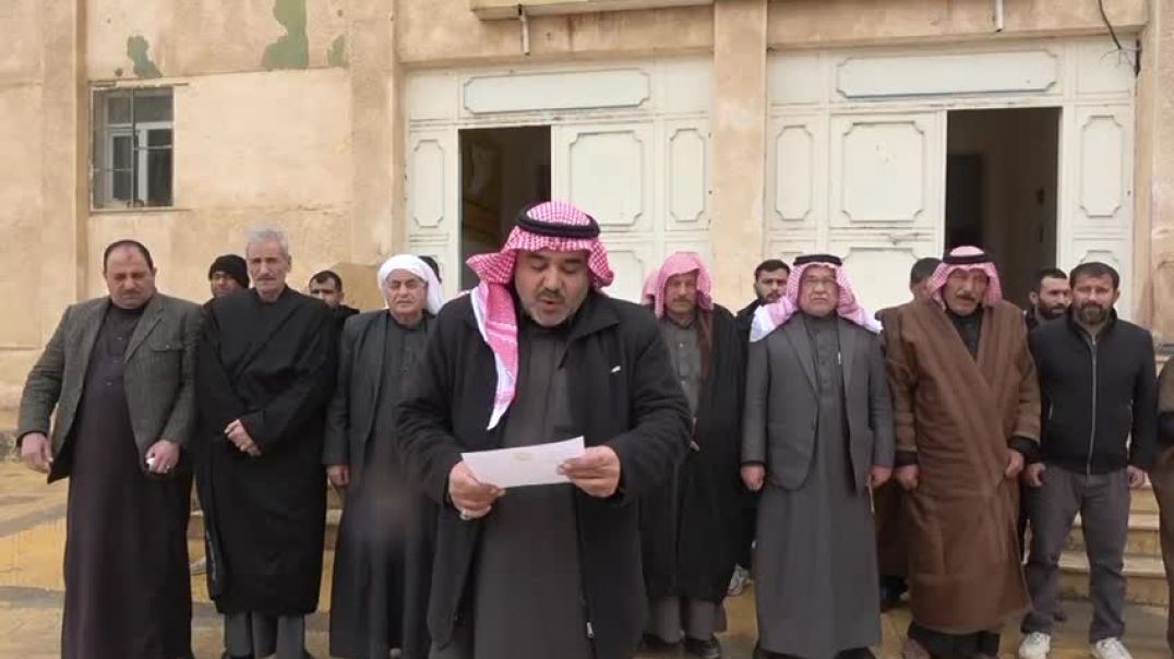 هيئة أعيان شمال وشرق سوريا وشيوخ عين عيسى يحذرون من الفتنة ويدعون لوقف الهجمات 