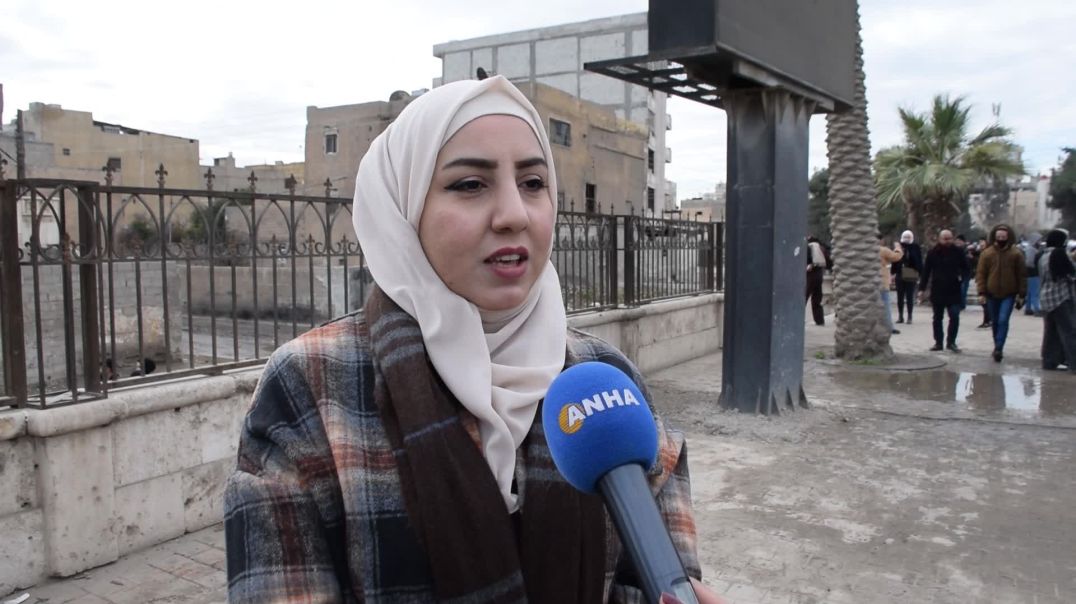 ⁣نساء يحمّلن القوى الدولية مسؤولية المجازر في الشيخ مقصود والأشرفية-الرقة