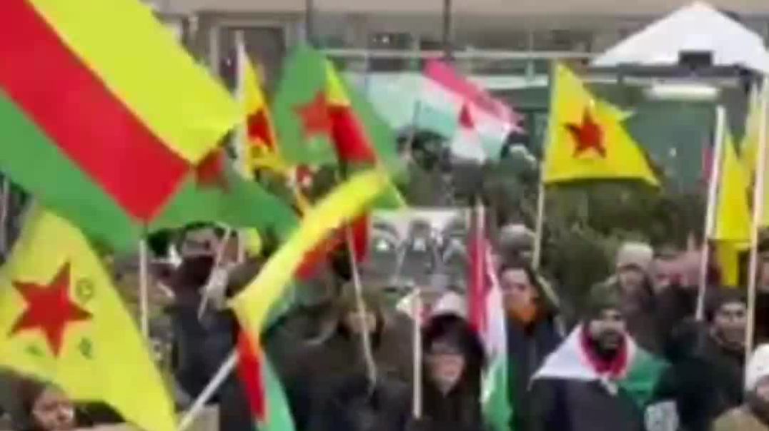 ⁣Li Almanyayê ji bo piştgirîya Rojava bi deh hezaran kes daketin qadan