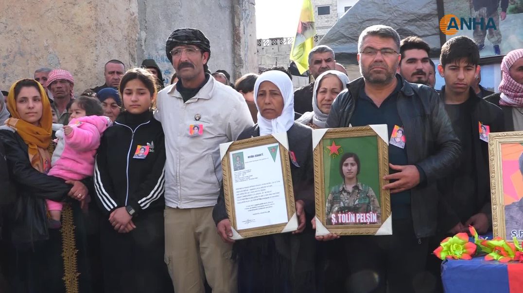 ⁣Li Kobanê merasîma xiyabî ji bo şehîd Pelşîn Baz