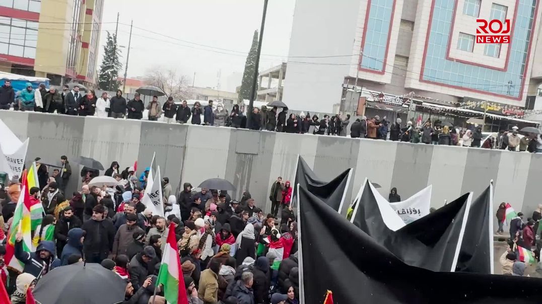 ⁣تظاهرة حاشدة في السليمانية دعما لروج آفا