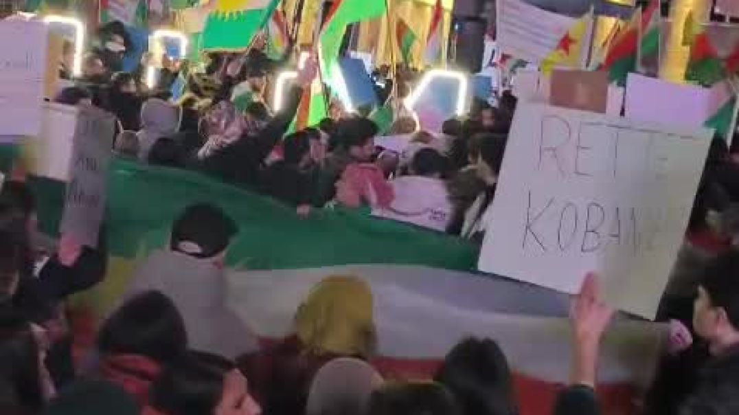 مسيرات داعمة ليلية في أوروبا دعماً لمقاومة روج آفا