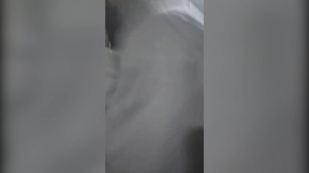 ⁣ Dîmenek ji nexweşxaneya di bin bombebaranê de