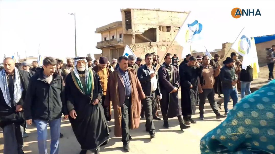 أهالي تل حميس ينتفضون نصرةً لأحياء الشيخ مقصود والأشرفية وبني زيد