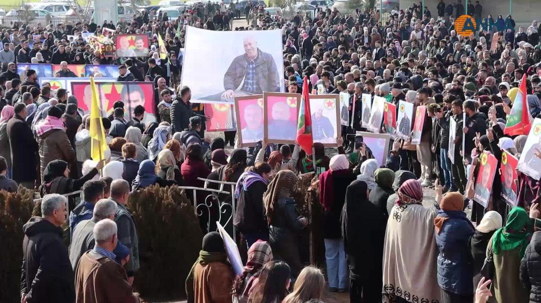 ⁣أهالي مقاطعة الجزيرة يشيعون جثمان المناضل جلال آمد