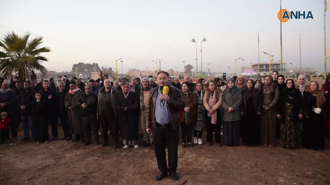 تل تمر-وقفات احتجاجية في قامشلو وتل تمر تضامناً مع مقاومة أهالي الاحياء المحاصرة بحلب