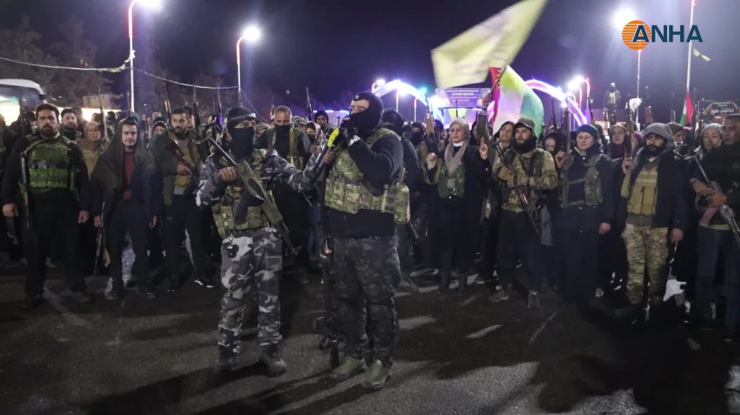 أهالي ديرك ينتشرون في مجموعات لحماية مدينتهم