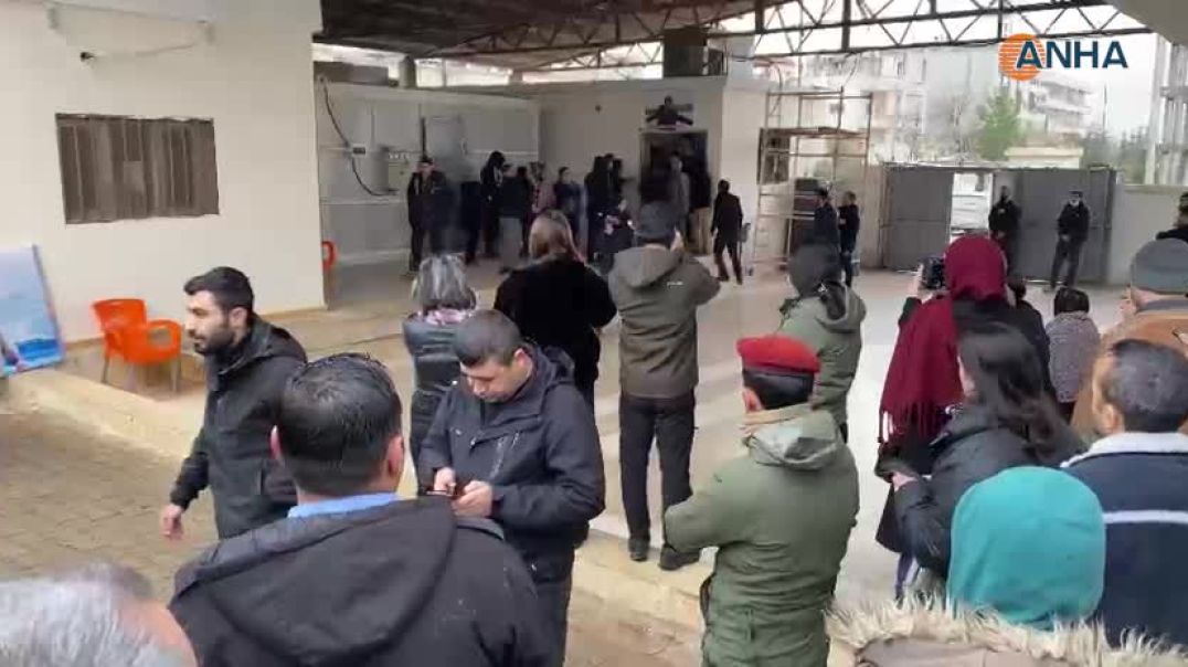 انطلاق موكب تشيع جثامين القيادي زياد حلب والمقاتلَين بروسك وملك 