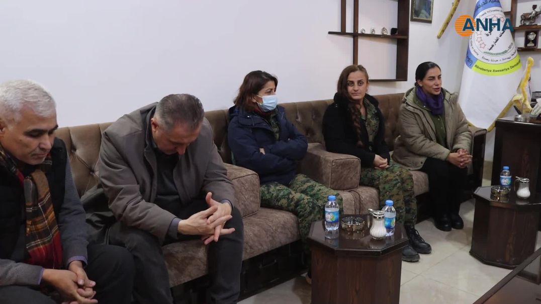 وصول وفد من رابطة فيم الخيرية إلى روج آفا