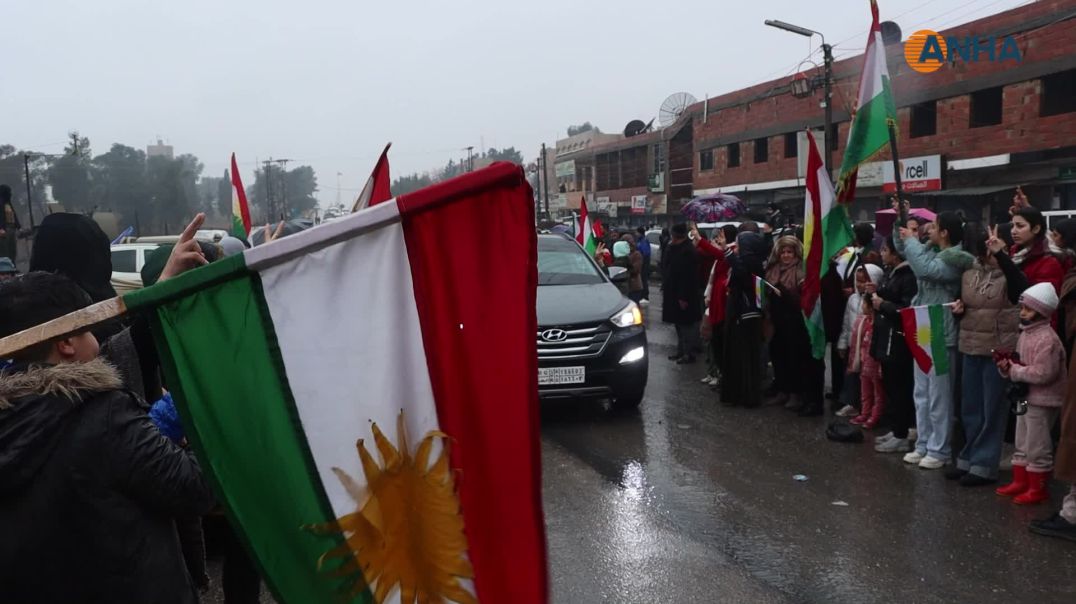 ⁣جثمان الشهيد أحمد عمر يدخل جنوب كردستان - كركي لكي