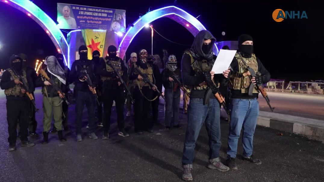 ⁣أهالي عامودا وديرك يتضامنون مع كوباني ويطالبون بوقف الهجمات فوراً