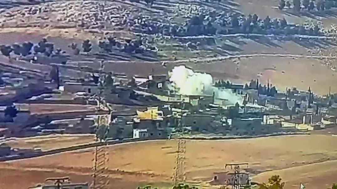 مرتزقة الحكومة المؤقتة والدولة التركية يقصفون قريتين بمحيط سد تشرين