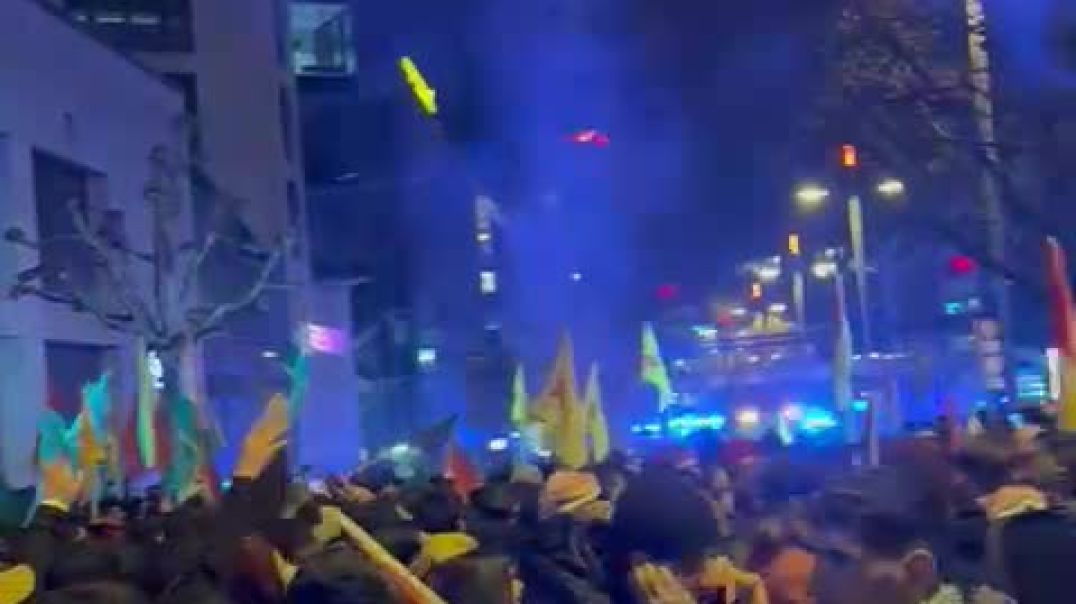 تظاهرات حاشدة للجالية الكردية في المدن الأوروبية دعماً لمقاومة روج آفا