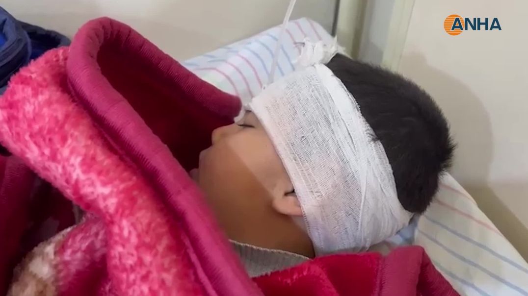 ⁣استشهاد 5 مواطنين بينهم طفلان إصابة 5 أخرين في قصف على قرية بريف كوباني