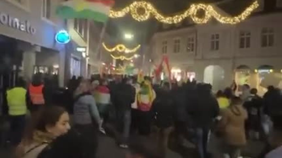 تظاهرات حاشدة للجالية الكردية في المدن الأوروبية دعماً لمقاومة روج آفا