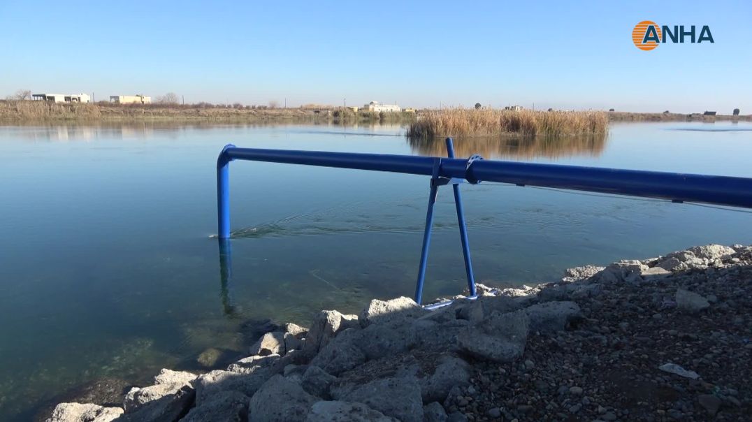 إنشاء مضخة مياه شرب جديدة في قرية أبو رجب بمقاطعة الطبقة