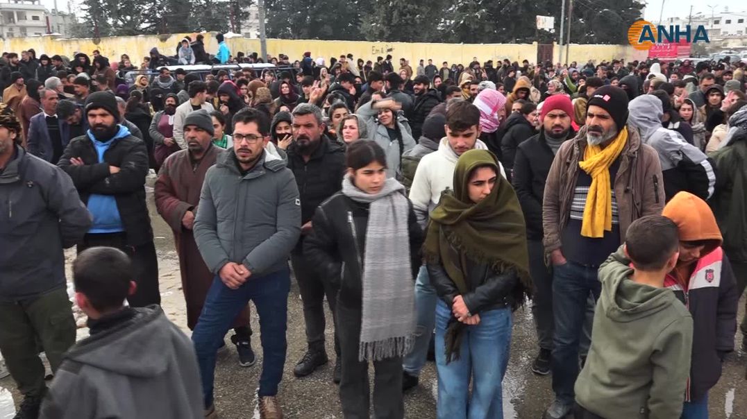 ⁣Li Kobanê mîtîng hat lidarxistin