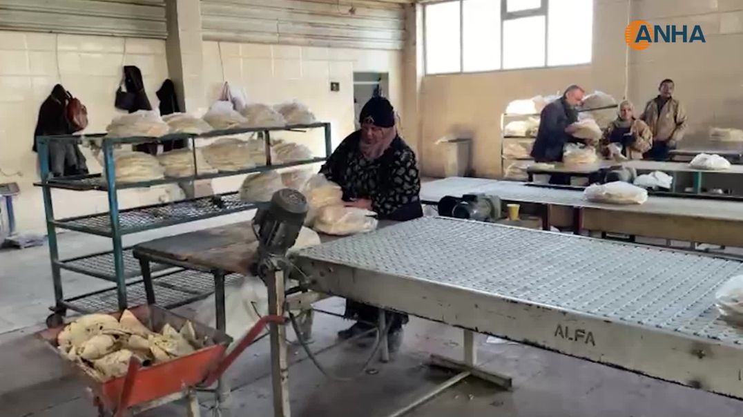 ⁣الحسكة في نفير عام: الأفران تعمل على مدار الساعة لتأمين احتياجات الأهالي