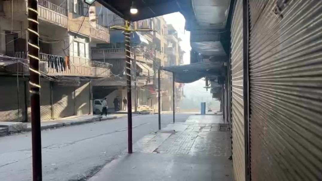 مشاهد مصورة لهجمات قوات الحكومة المؤقتة على حيي الشيخ مقصود والأشرفية