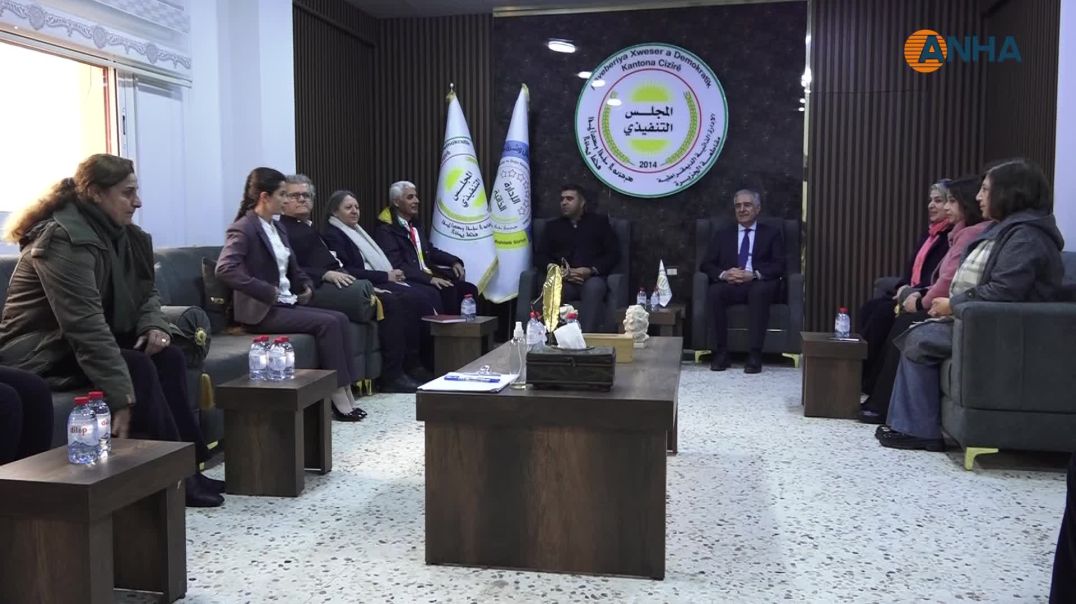 وفد المؤتمر القومي الكردستاني يجري سلسلة زيارات في قامشلو