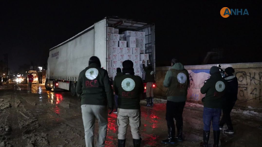 توزيع مساعدات إنسانية للمهجّرين في كركي لكي