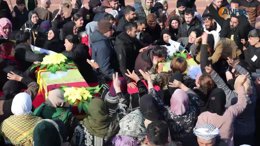 تشييع جثماني شهيدين في ديرك