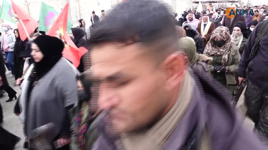 ⁣أهالي دير الزور ينددون بمجازر مرتزقة الحكومة المؤقتة