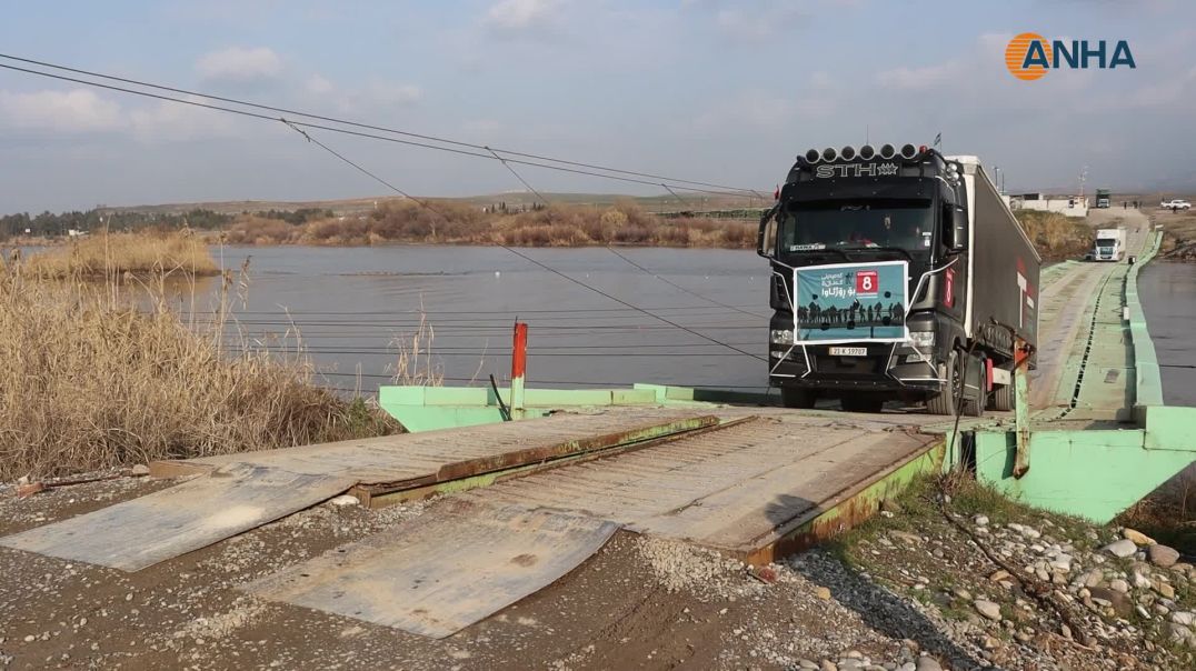 دخول قافلة جديدة من المساعدات إلى روج آفا