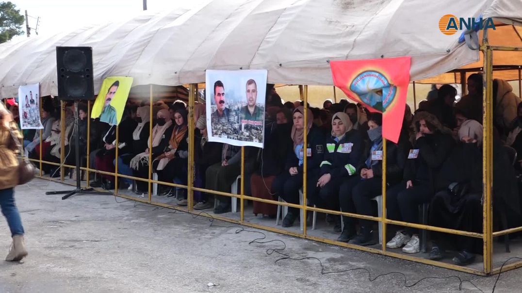 Merasîma sersaxiyê ji bo şehîdên berxwedana Şêxmeqsûdê