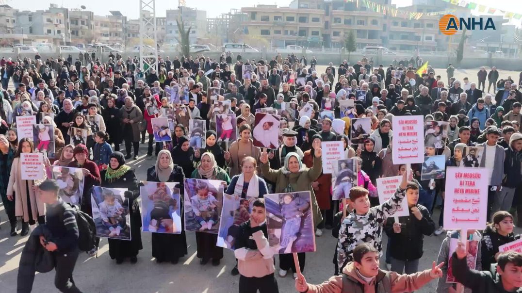 مظاهرات جماهيرية في مقاطعة الجزيرة دعماً لمقاومة الأحياء المحاصرة بحلب-ديرك