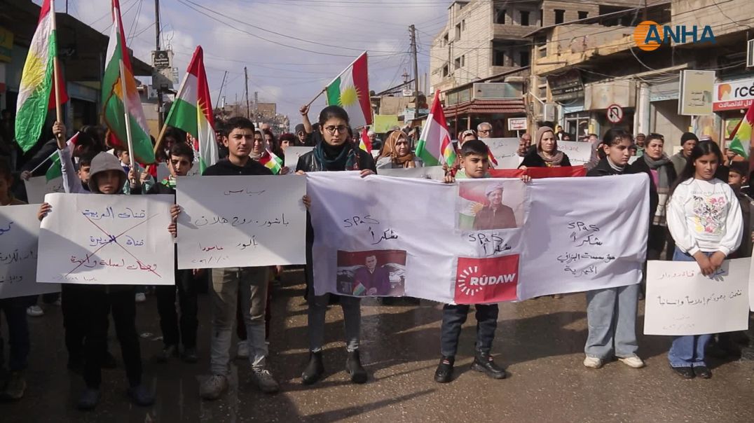 ⁣فعالية تضامنية دعماً لمقاومة روج آفا في عامودا