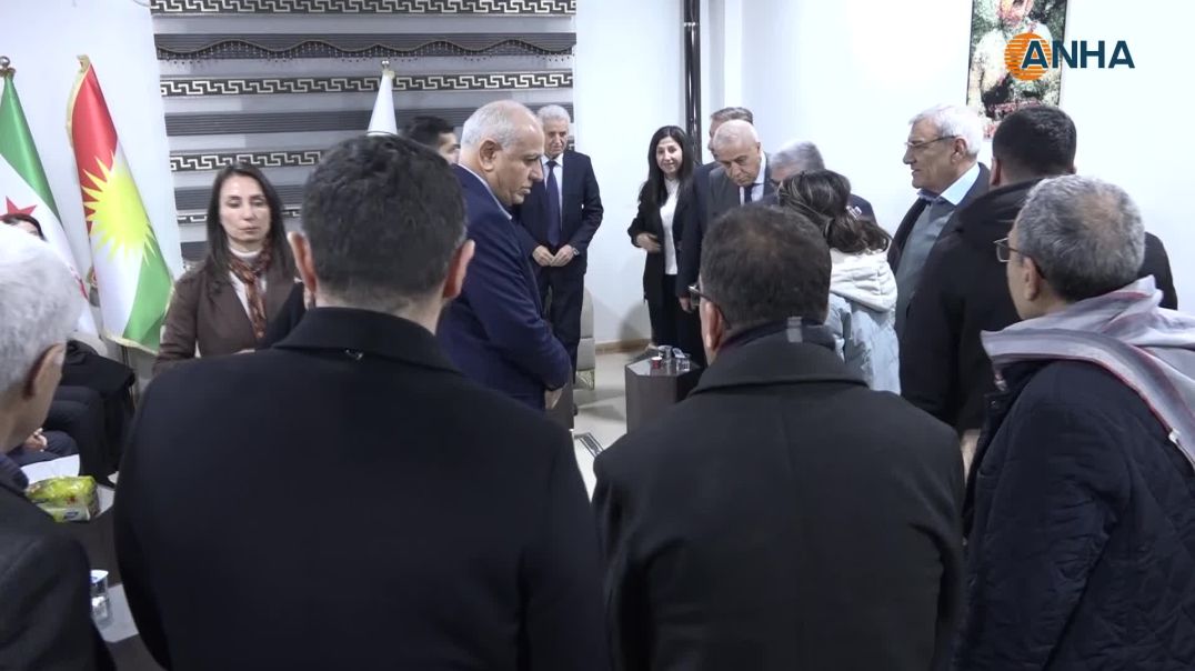 Şandeya DEM Partiyê û saziyên Bakur serdana Şandeya Kurdî kir