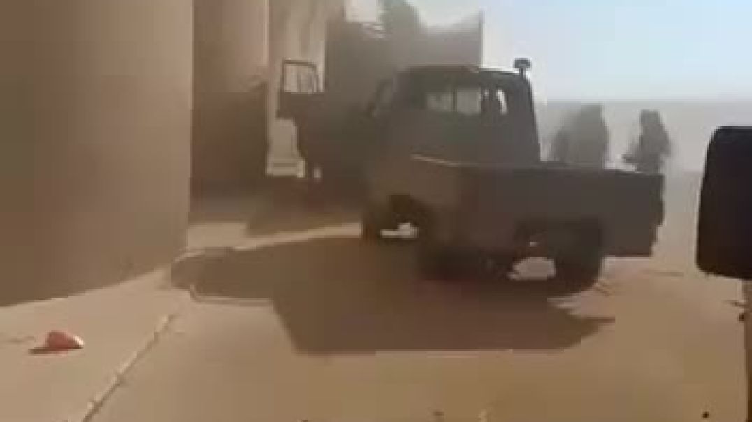 سلب ونهب القمح من صوامع تل علو جنوب جل آغا