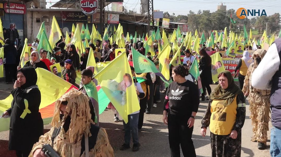 ⁣الآلاف في سبع مدن يطالبون بالحرية الجسدية للقائد وبحلّ عادل للقضية الكردية-كركي لكي