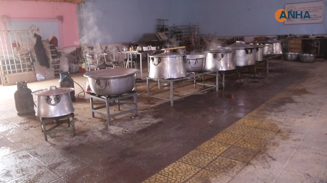 ⁣الاستمرار في مبادرة إعداد وجبات الطعام للعوائل المهجرة في عامودا