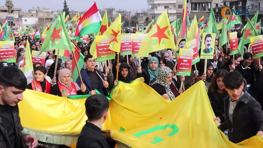 آلاف الحناجر في الجزيرة تهتف: تحيا مقاومة روج آفا - ديرك