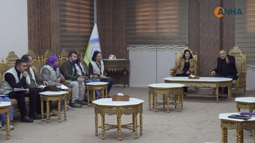 UNICEF û WFD’ê bi nûnerên saziyên Kobanê re hevdîtin kir