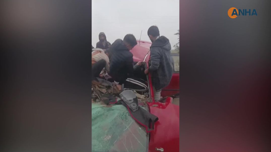 حادث سير على طريق قامشلو – عامودا