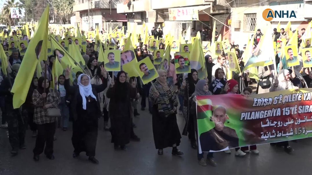 ⁣الآلاف في سبع مدن يطالبون بالحرية الجسدية للقائد وبحلّ عادل للقضية الكردية-تربسبية