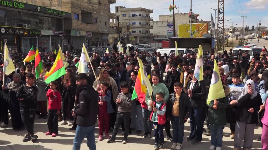 ⁣Li Kobanê bi boneya salvegera banga 27`ê Sibatê çalakî hat lidarxistin