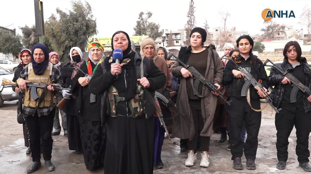 Li taxek Qamişloyê jinan tabûrek ava kir