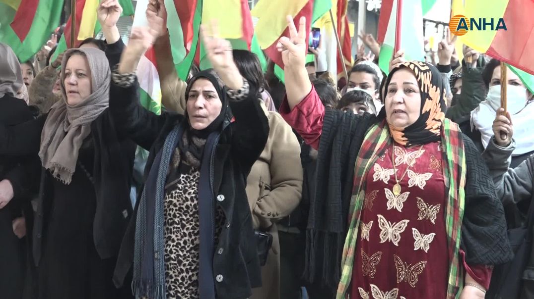 آلاف الحناجر في عامودا والدرباسية تهتف لمقاومة روج آفا-درباسية