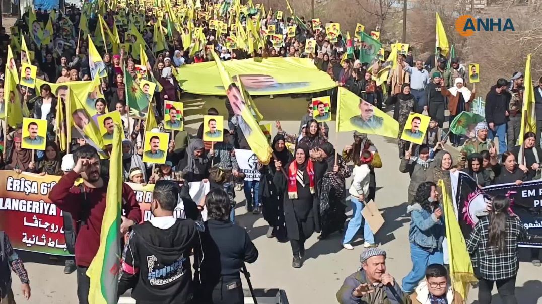 آلاف المحتجين في تسع مدن ينددون بالمؤامرة الدولية ضد القائد عبد الله أوجلان