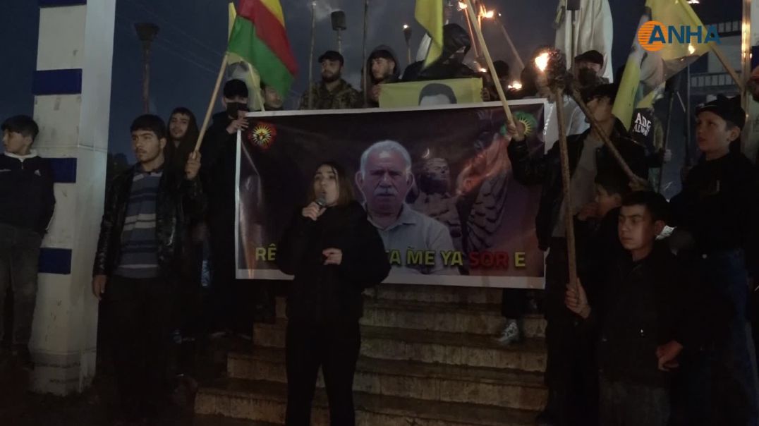 Ciwanên Kobanê bi çalakiyekê komploya navneteweyî şermezar kir