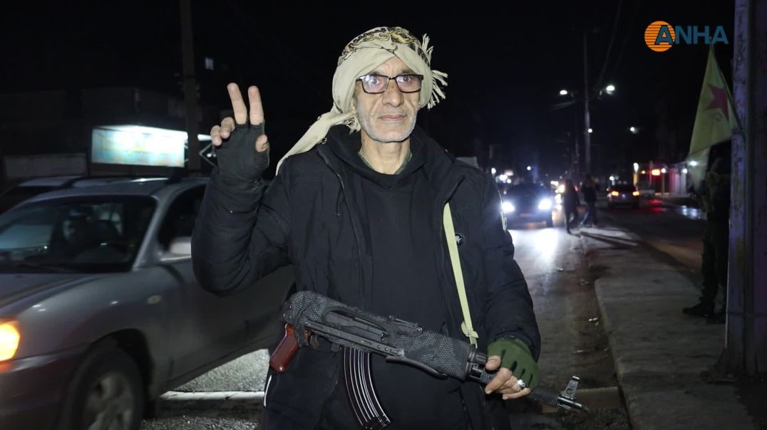 ⁣برودة الطقس لا تثني أهالي قامشلو عن حماية مناطقهم